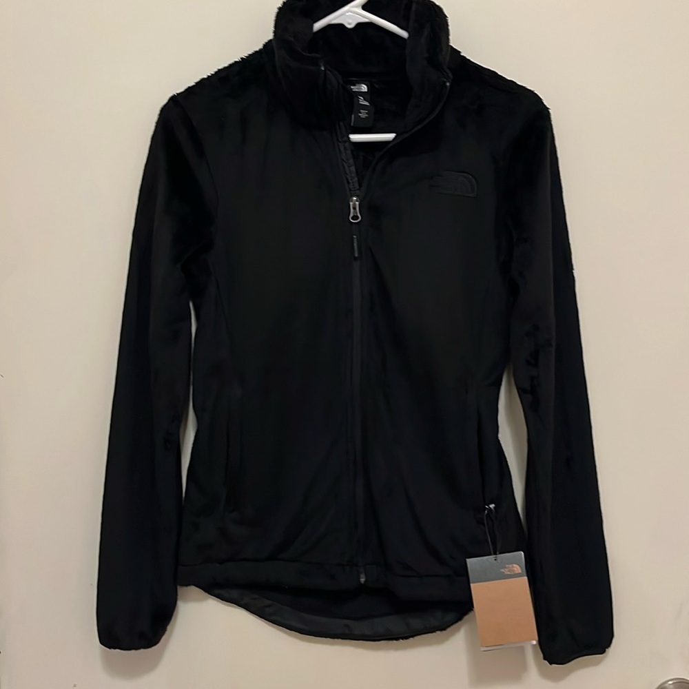 NWT The North Face Osito Full Zip Fleece Jacket in‎ black size XS